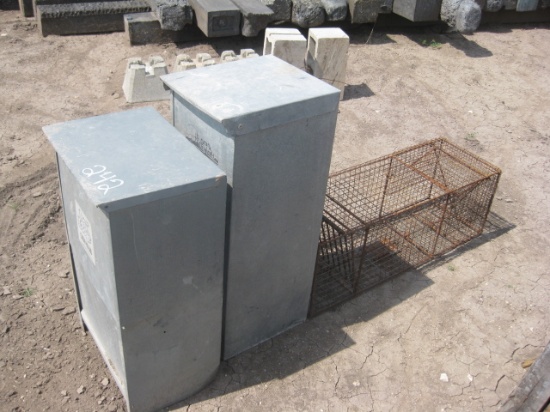 Dog Feeders and Live Trap