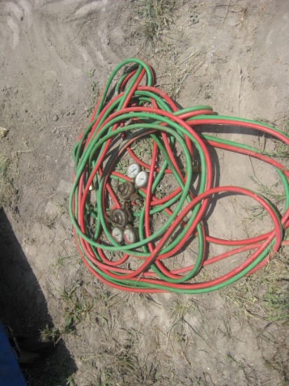 Hose and Regulators and Bottles