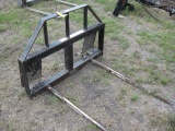 Bale Spear Skid Steer Attachment