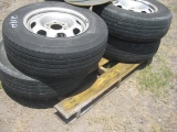 Michelin 245/70/R17 Tires on 6 hole rims