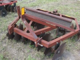 Offset plow 3pt witch with Rail Road Rail for weight