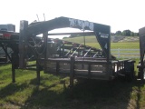 Texas Bragg 20' Gooseneck Trailer bent tail