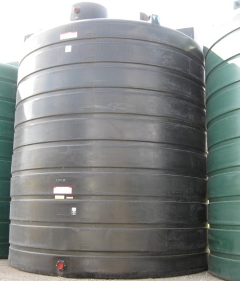 10,000 Gallon Model TLV10000BK Black Above Ground Flat Bottom Tank