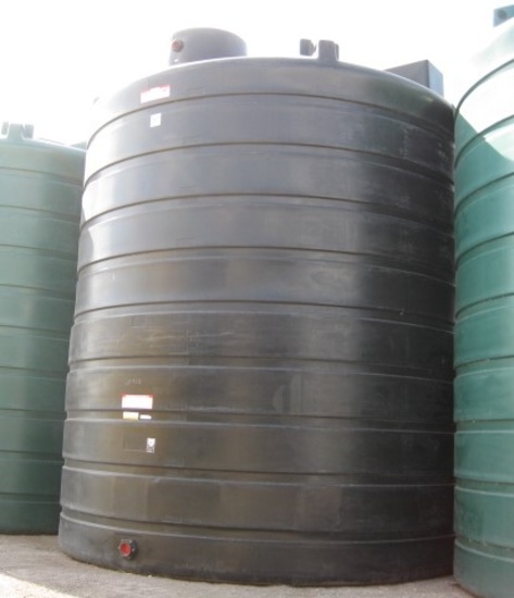 10,000 Gallon Model TLV10000BK Black Above Ground Flat Bottom Tank