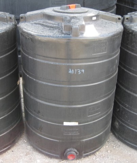 100 Gallon Black Flat Bottom Tank