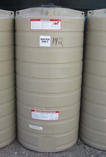 150 Gallon Model TLV00150 Beige Flat Bottom Tank