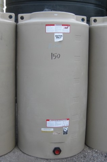 340 Gallon Model TLV00340 Beige Flat Bottom Tank