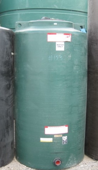 340 Gallon Model TLV00340 Dark Green Flat Bottom Tank
