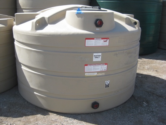 1125 Gallon Model TLV01125BG Beige Above Ground  Flat Bottom Tank