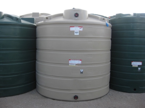 2000 Gallon Model TLV02000BG Beige Above Ground Flat Bottom Tank