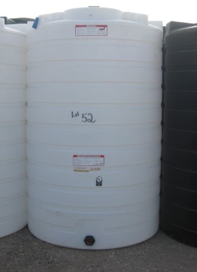 1100 Gallon Model THV01100WH White Above Ground Flat Bottom Tank