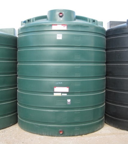 2500 Gallon Model TLV02500DG Dark Green Above Ground Flat Bottom Tank