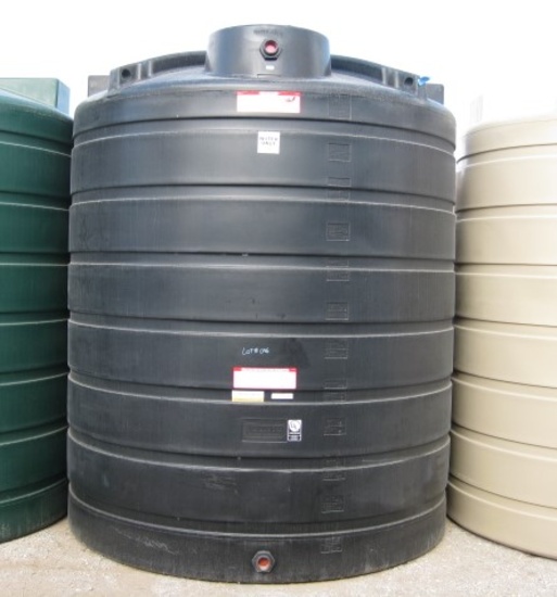 2500 Gallon Model TLV02500BK Black Above Ground Flat Bottom Tank