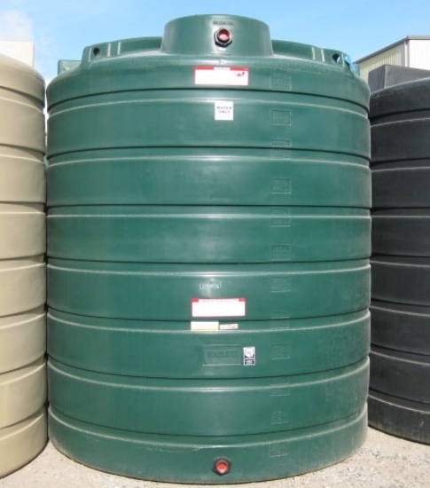 2500 Gallon Model TLV02500DG Dark Green Above Ground Flat Bottom Tank