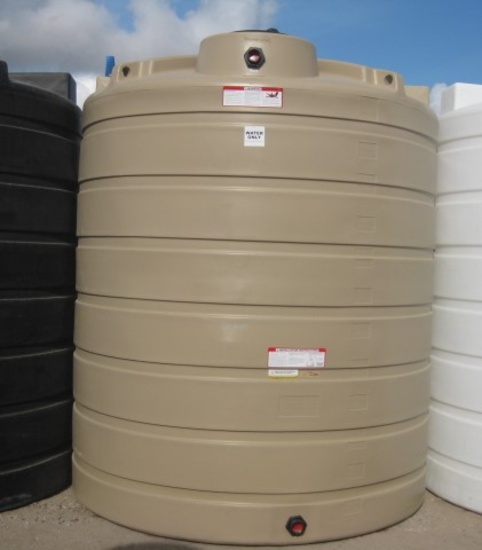 2500 Gallon Model TLV02500BG Beige Above Ground Flat Bottom Tank