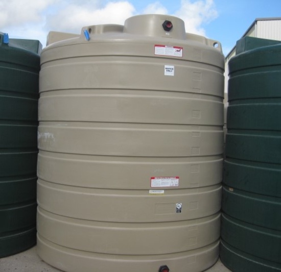 2500 Gallon Model TLV02500BG Beige Above Ground Flat Bottom Tank