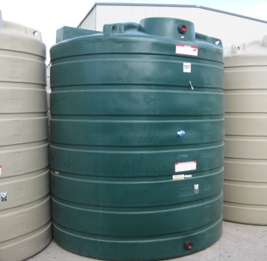 2500 Gallon Model TLV02500DG Dark Green Above Ground Flat Bottom Tank