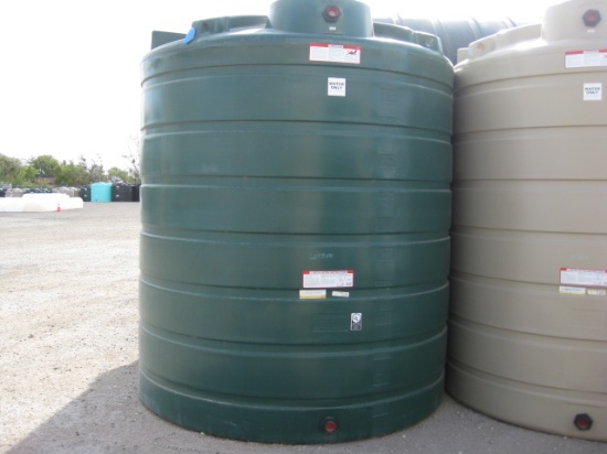 2500 Gallon Model TLV02500DG Dark Green Above Ground Flat Bottom Tank