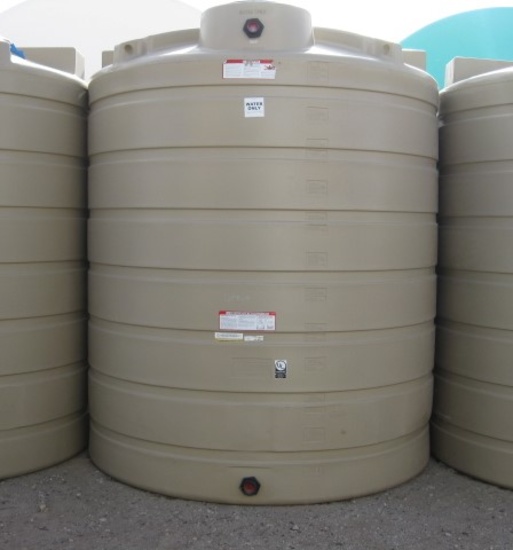 2500 Gallon Model TLV02500BG Beige Above Ground Flat Bottom Tank
