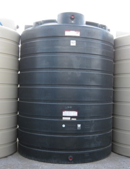 3000 Gallon Model TLV03000BK Black Above Ground Flat Bottom Tank