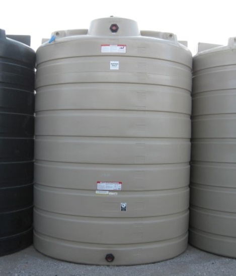3000 Gallon Model TLV03000BG Beige Above Ground Flat Bottom Tank
