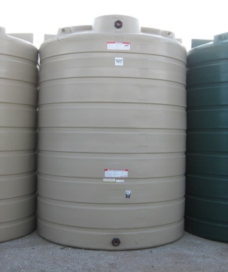 3000 Gallon Model TLV03000BG Beige Above Ground Flat Bottom Tank