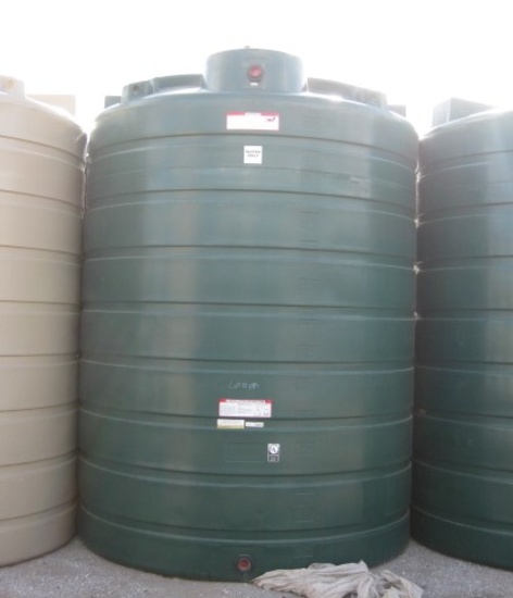 3000 Gallon Model TLV03000DG Dark Green Above Ground Flat Bottom Tank