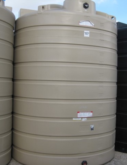 3000 Gallon Model TLV03000BG Beige Above Ground Flat Bottom Tank