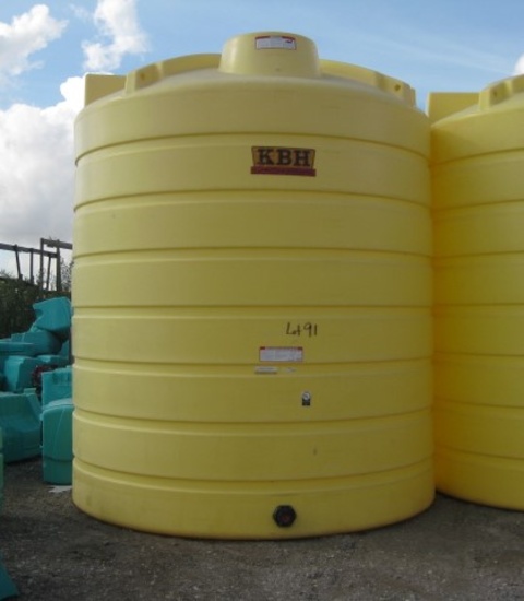 6250 Gallon Model THV06250YW Yellow Above Ground Flat Bottom Tank
