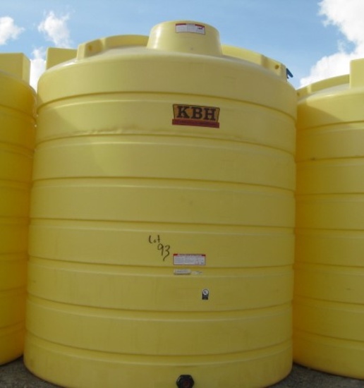 6250 Gallon Model THV06250YW Yellow Above Ground Flat Bottom Tank