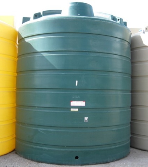 6250 Gallon Model TLV06250DG Dark Green Above Ground Flat Bottom Tank