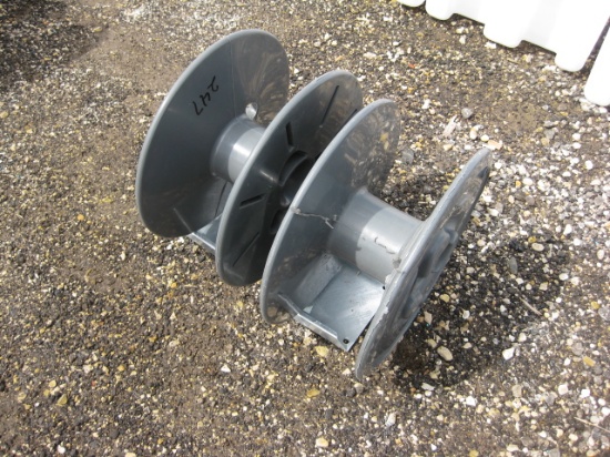 Lot 2-Plastic reels and brackets