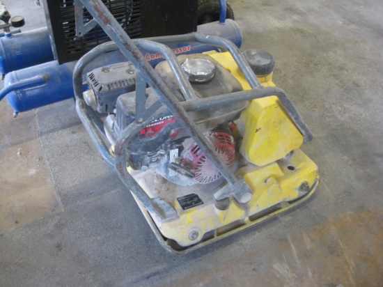 Wacker Neuson Vibroplate Plate Compactor Model WP1500AW SN 5100018324 Gas