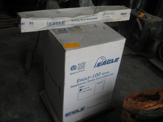 Eagle Model 100 Residential Swing Gate Operator and Swing Arm in Box