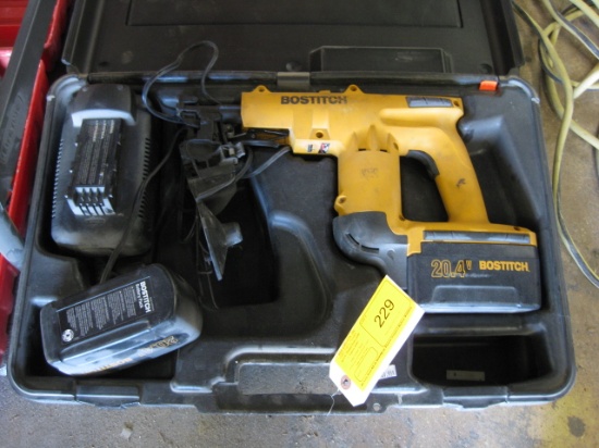Bostitch 20.4v Cordless Nail gun Battery and charger