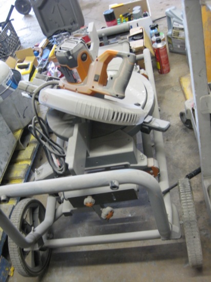 Ridig 12" Compound miter saw and stand