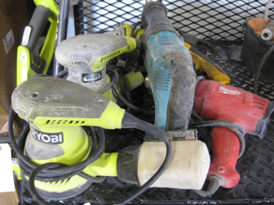 Tools Sander heat Gun Drill Right angel grinder and Saw 6x$