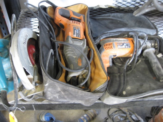 Makita Saw and Ridgid Drill and Reciprocating Saw 3x$