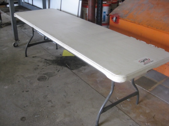 8' Folding Table Plastic