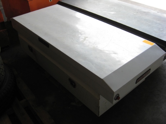 White Weather Guard Cross over Tool Box