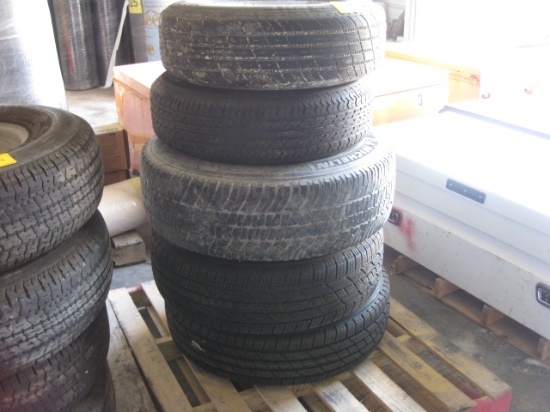 5 Misc. Size Trailer tires used