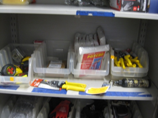 New Tapes ponchos gloves snips safety vests
