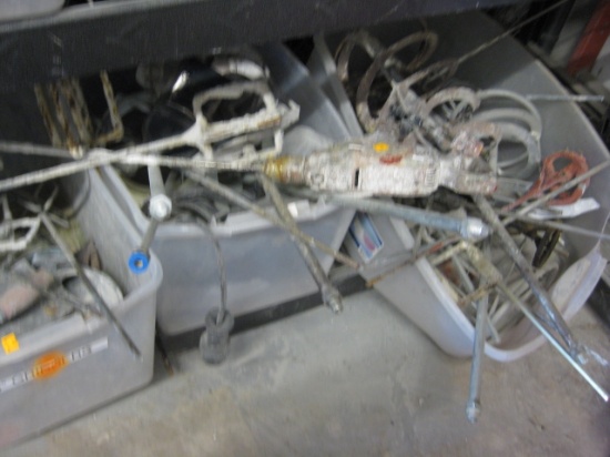 Mixers used concrete bits paint drill bits and mixers Shelving units not included