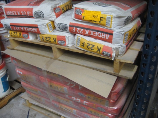 50lb Bags Aroex K-22 F Fiber Reinforced Underlayment plus 40 bags of misc underlayment 90x$