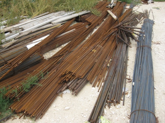 Very Large Selection of Rebar #3, #4 and #5 and Large selection of Band Steel Colorado Street yard