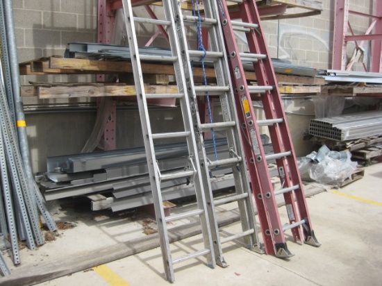 2 Extension ladders unknown condition