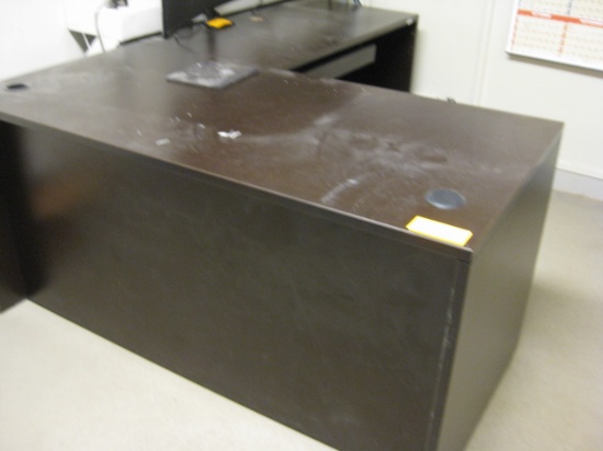 2 L Shape Desk and Cabinet