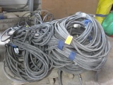 Large Selection of Large 220v Power Cords uncounted