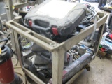 (2) Plastic Carts and Contents