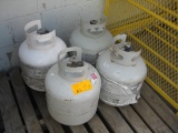 Small bbq style steel tanks